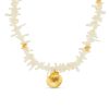 Cream Coral Chip & Shell Necklace